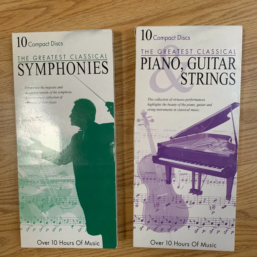 20 CLASSICAL MUSIC CDs Symphonies and Piano, Guitar, Strings New Sealed